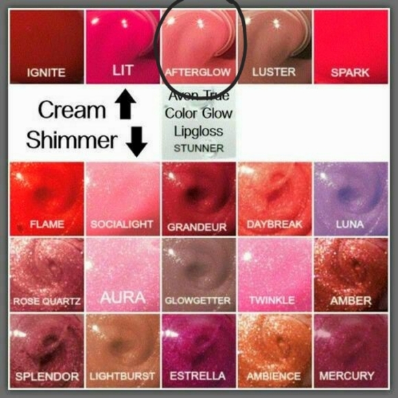 Avon True Colour Lip Glow Lip Gloss - Afterglow - Picture 3 of 3